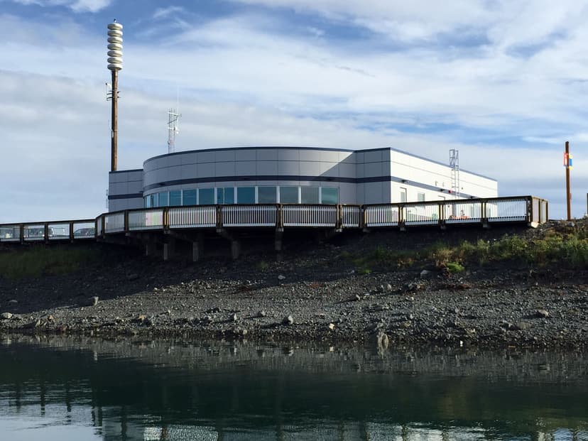 Homer Harbormaster's Office view from the harbor.