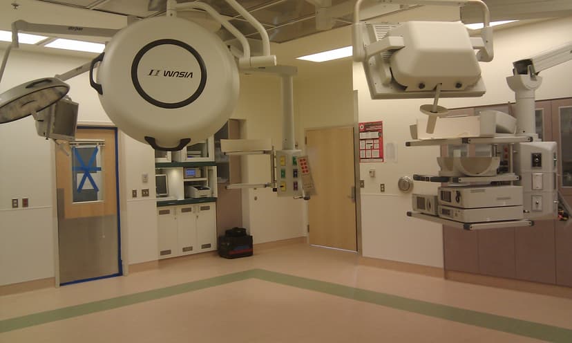 Construction of the Central Peninsula Hospital Operating Room.