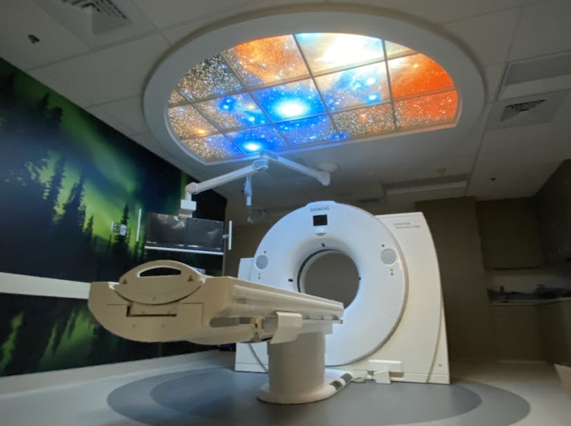 South Peninsula Hospital CT scanning room